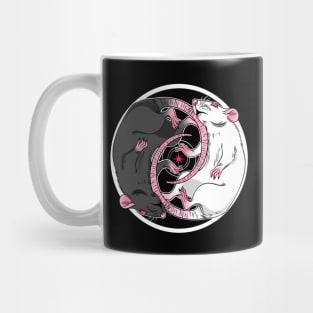 Yin Yang Rats Mug